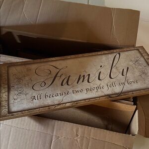 Family Wall Art Sign